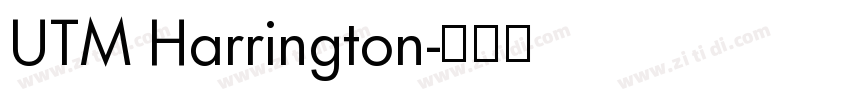 UTM Harrington字体转换